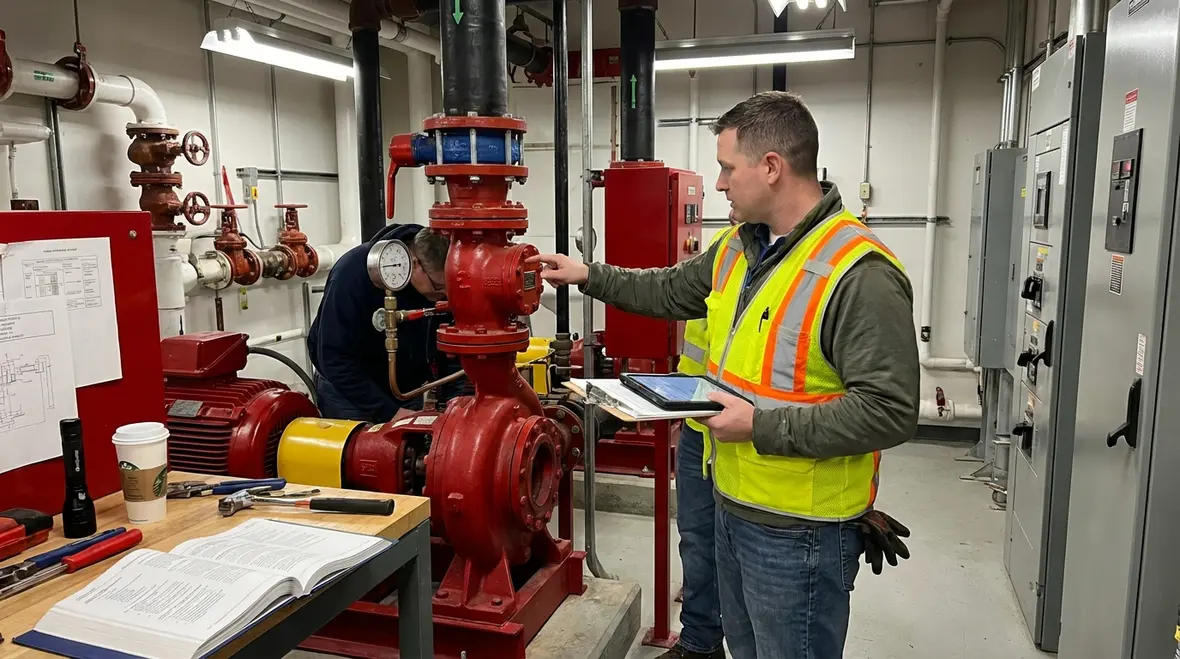 annual fire pump inspection checklist