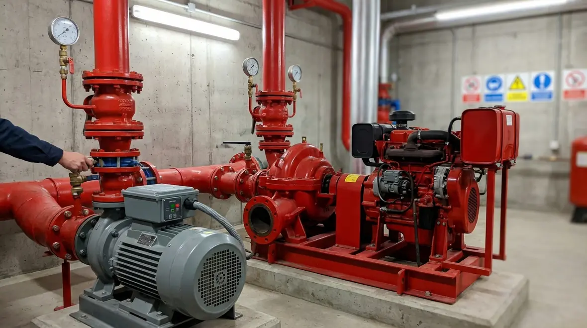 difference between jockey pump and fire pump