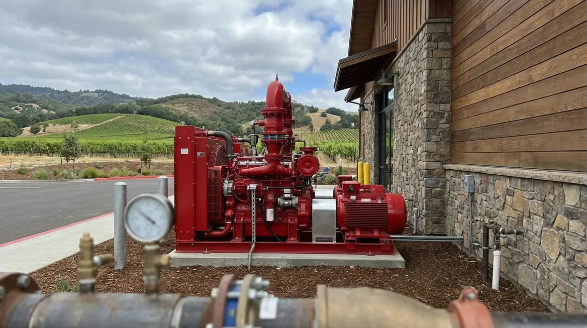 fire pump performance Napa buildings