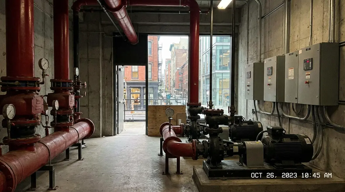 mixed use building fire pump requirements