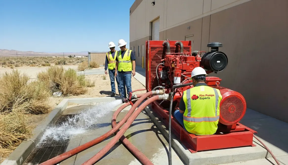 fire pump flow testing Victorville