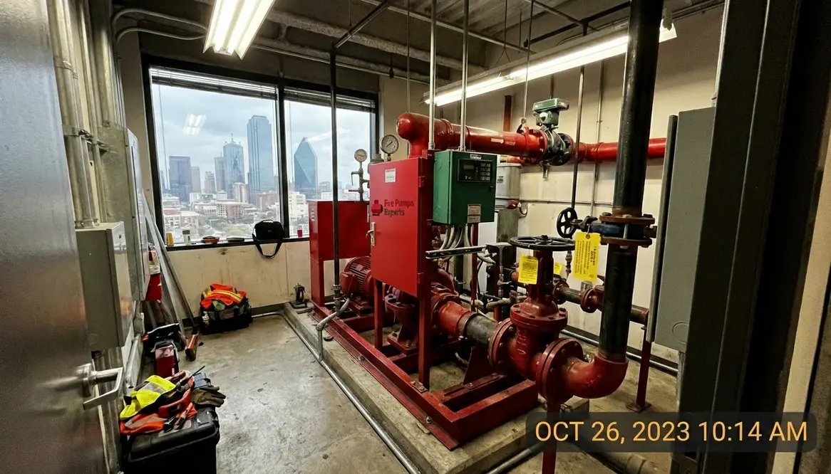 Dallas fire pump installation