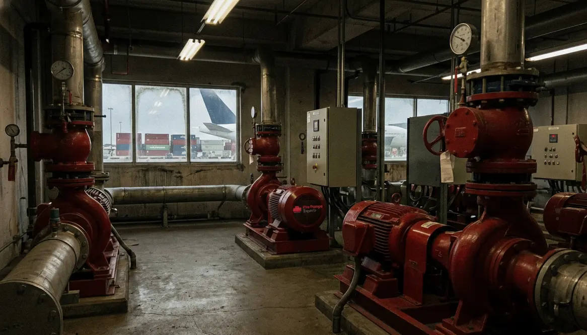 Fire protection for cargo handling operations