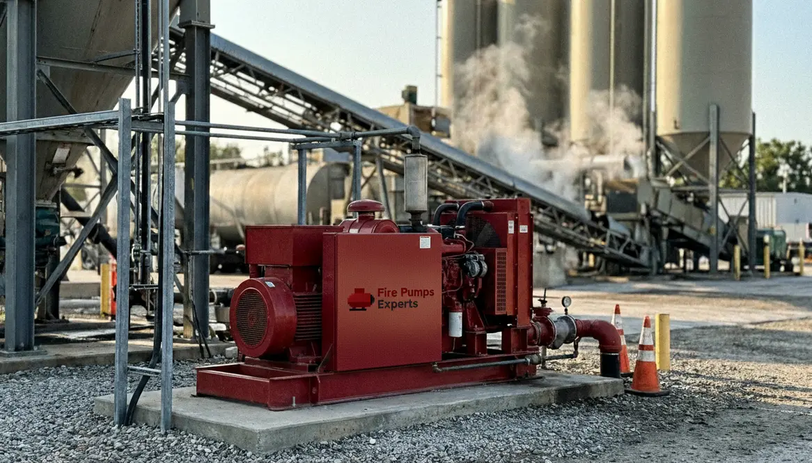 Fire protection for energy-intensive industrial sites