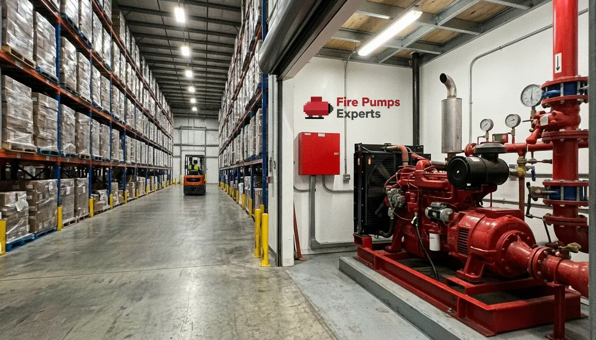Fire protection for freight handling and staging