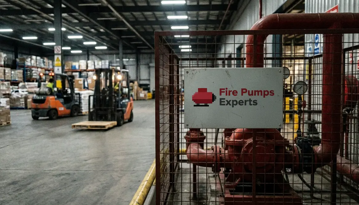 Fire protection for freight handling and staging