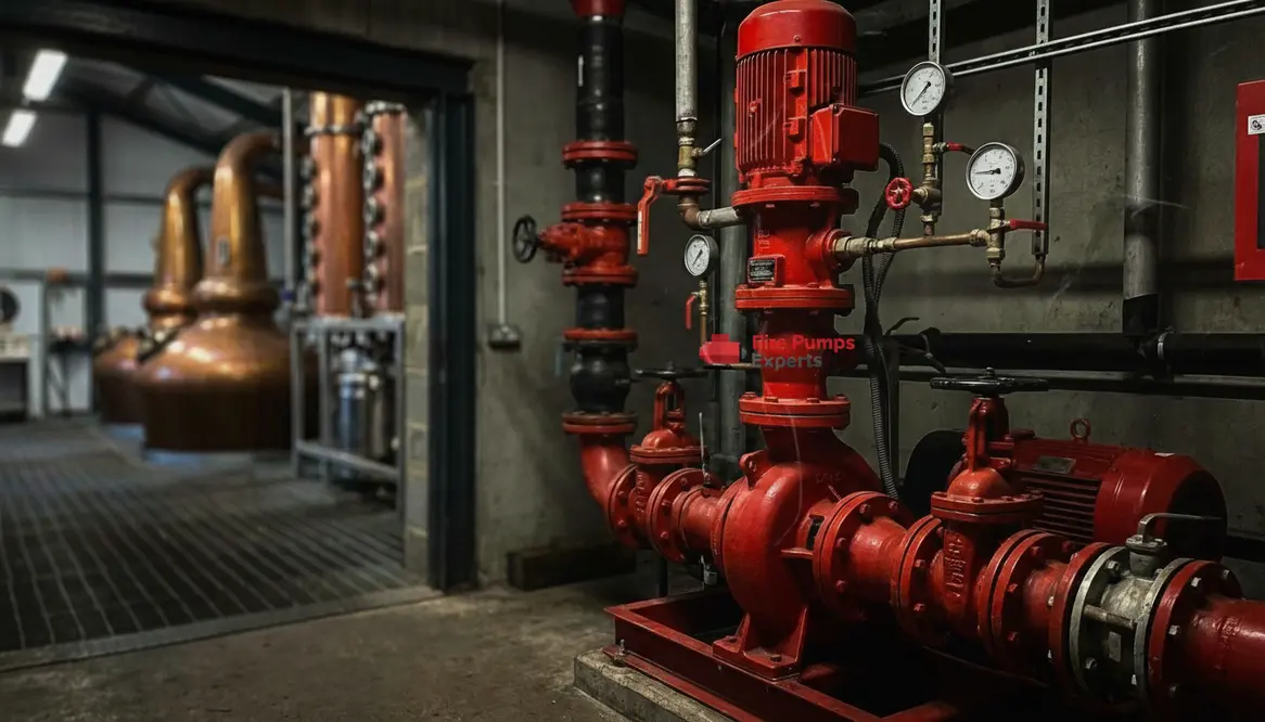 Fire protection in alcohol production environments