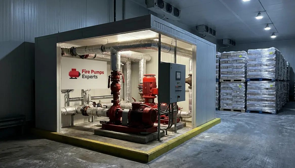 Fire pump considerations for refrigerated buildings