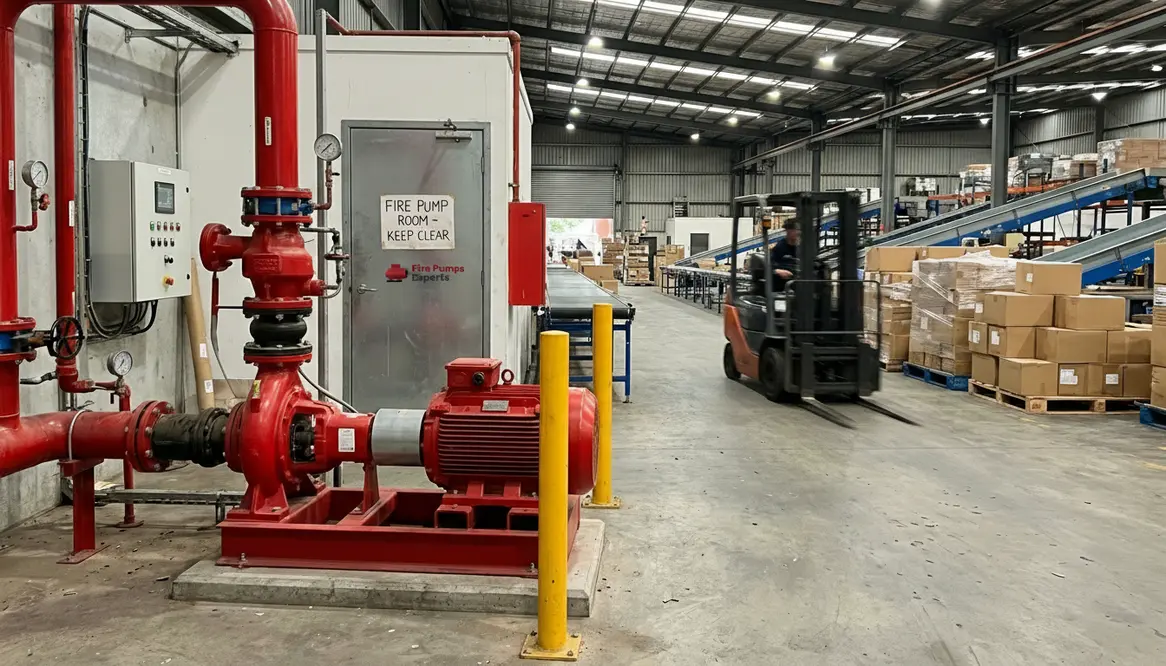 Fire pump needs for urban logistics hubs