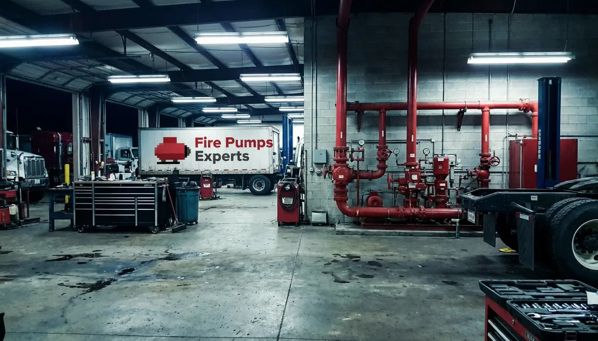 Fire pump needs for vehicle service buildings