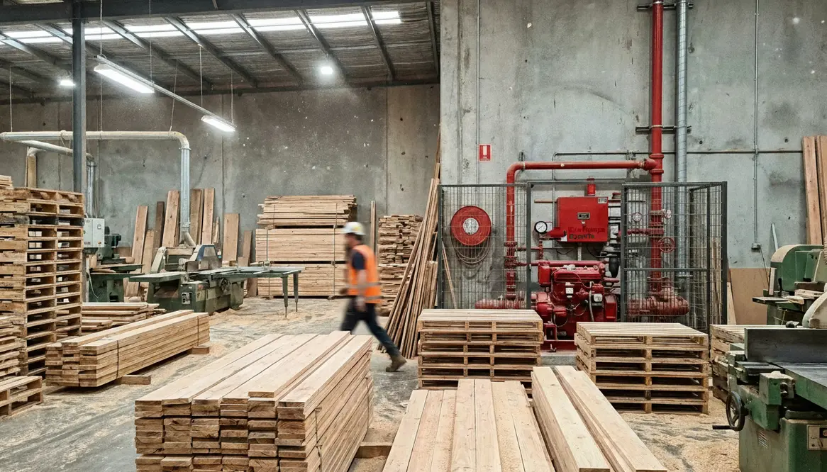 Fire pump needs for wood-based manufacturing