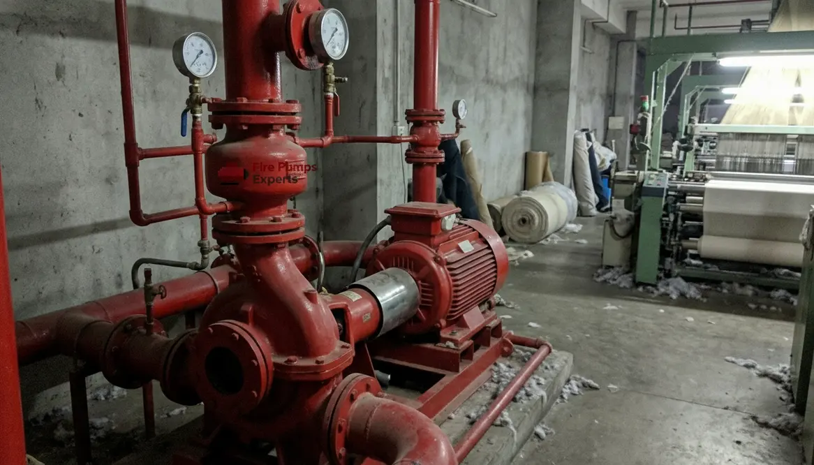 Fire pump needs in production and storage spaces
