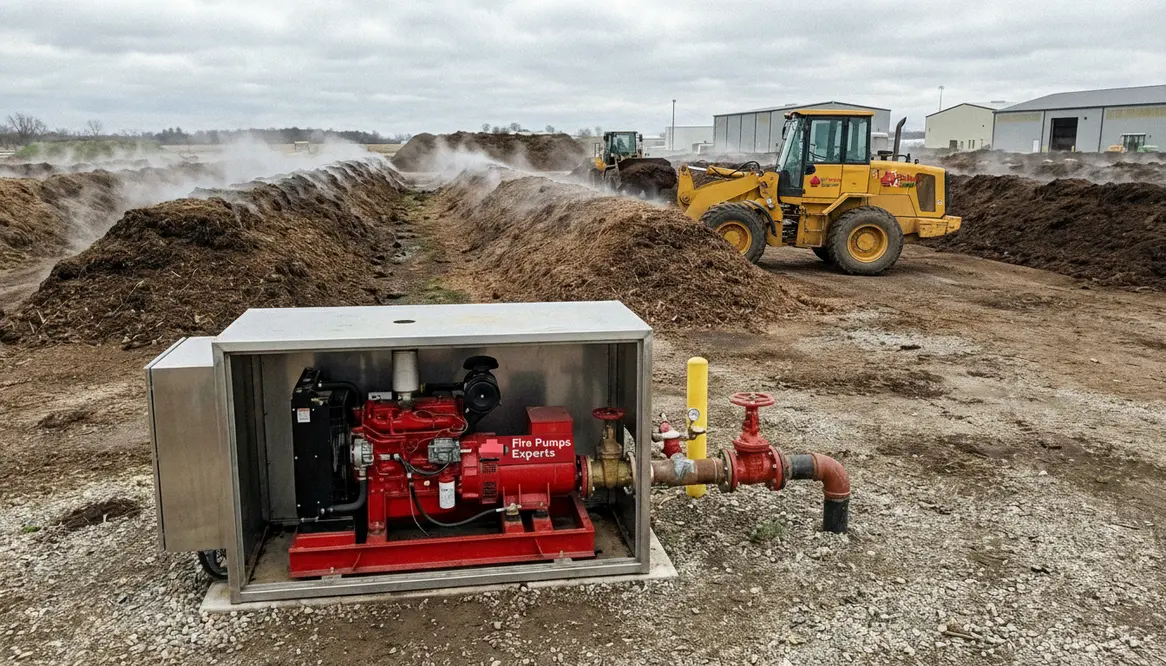 Fire pump planning for organic processing environments
