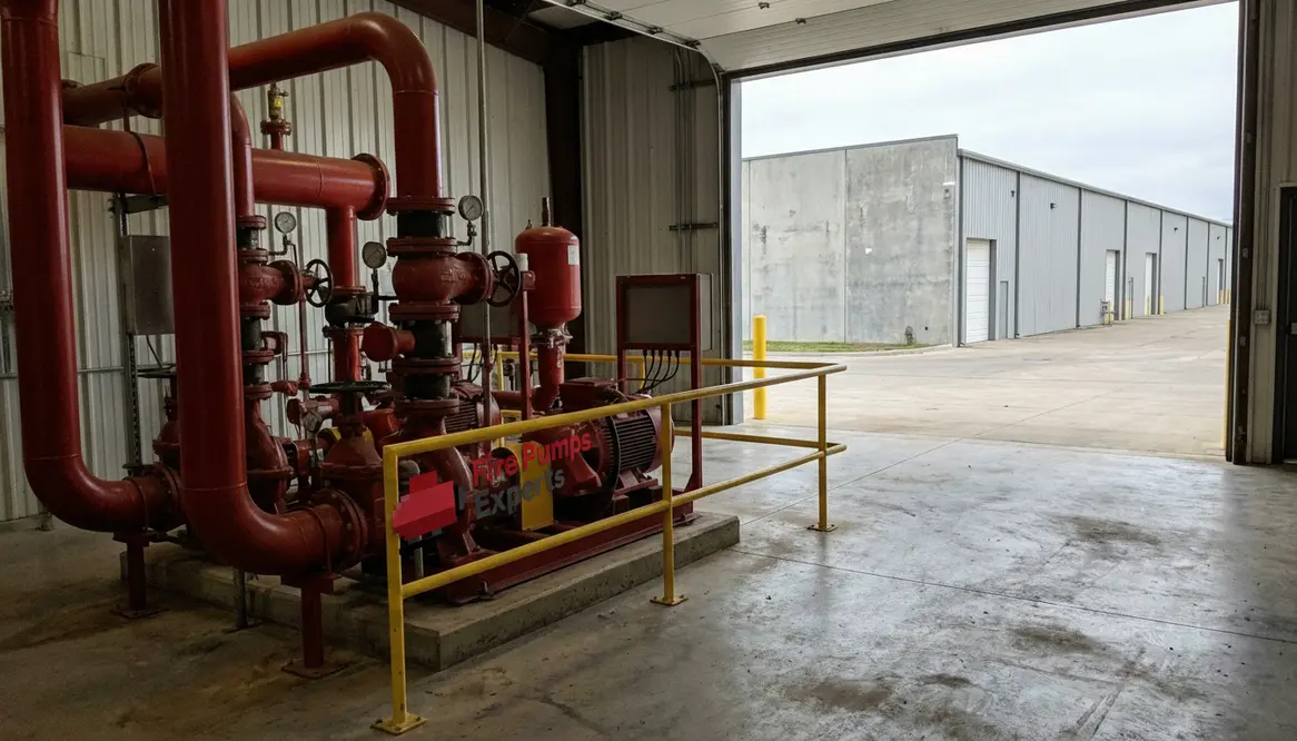Fire pump planning for shared industrial properties