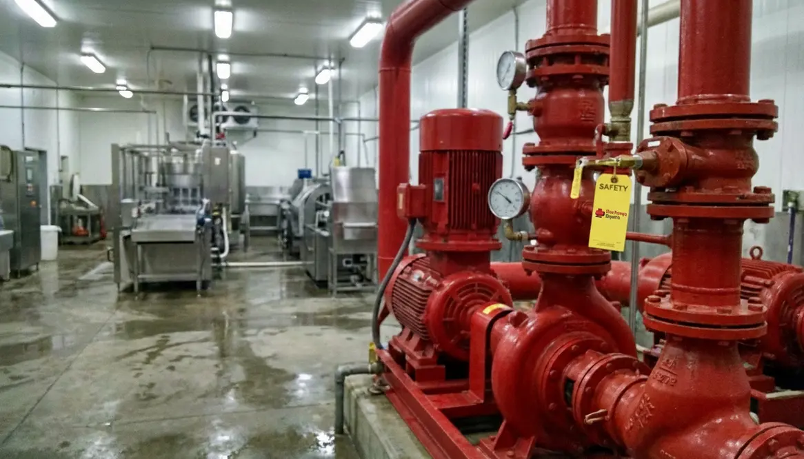 Fire pump planning for specialized agricultural sites