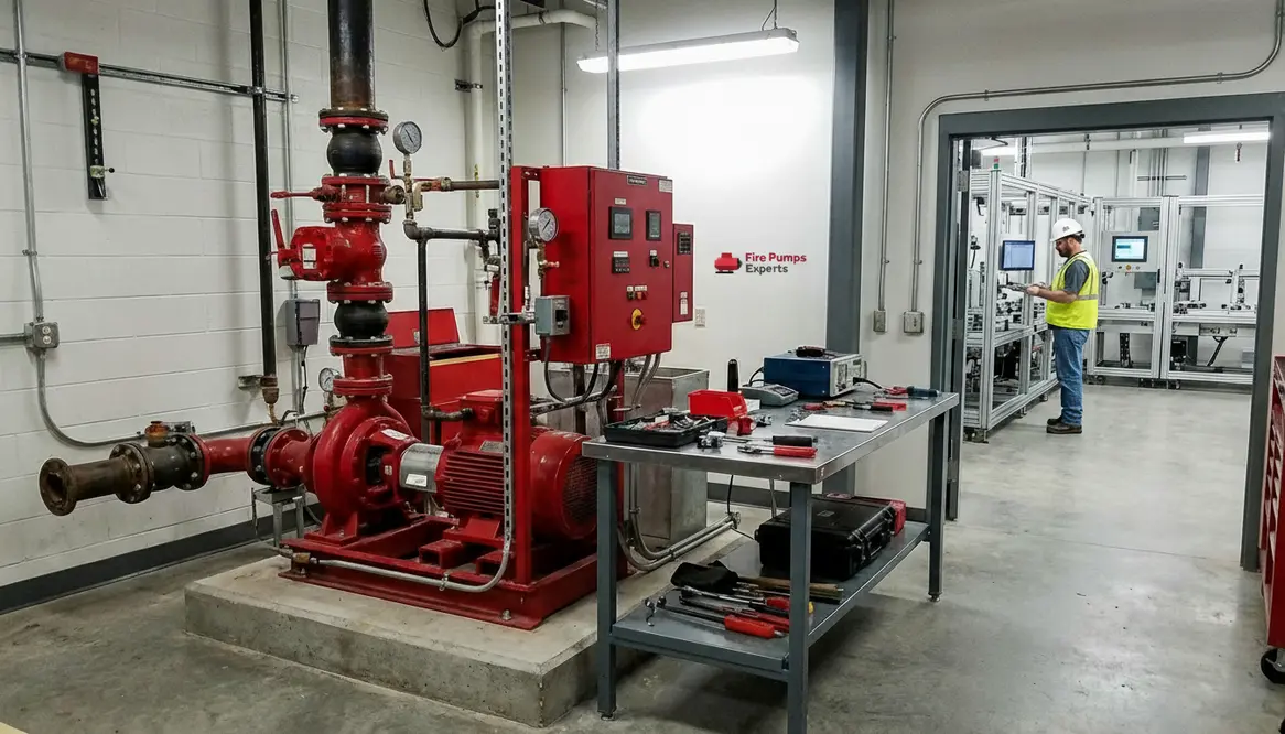 Fire pumps for small-scale production and testing