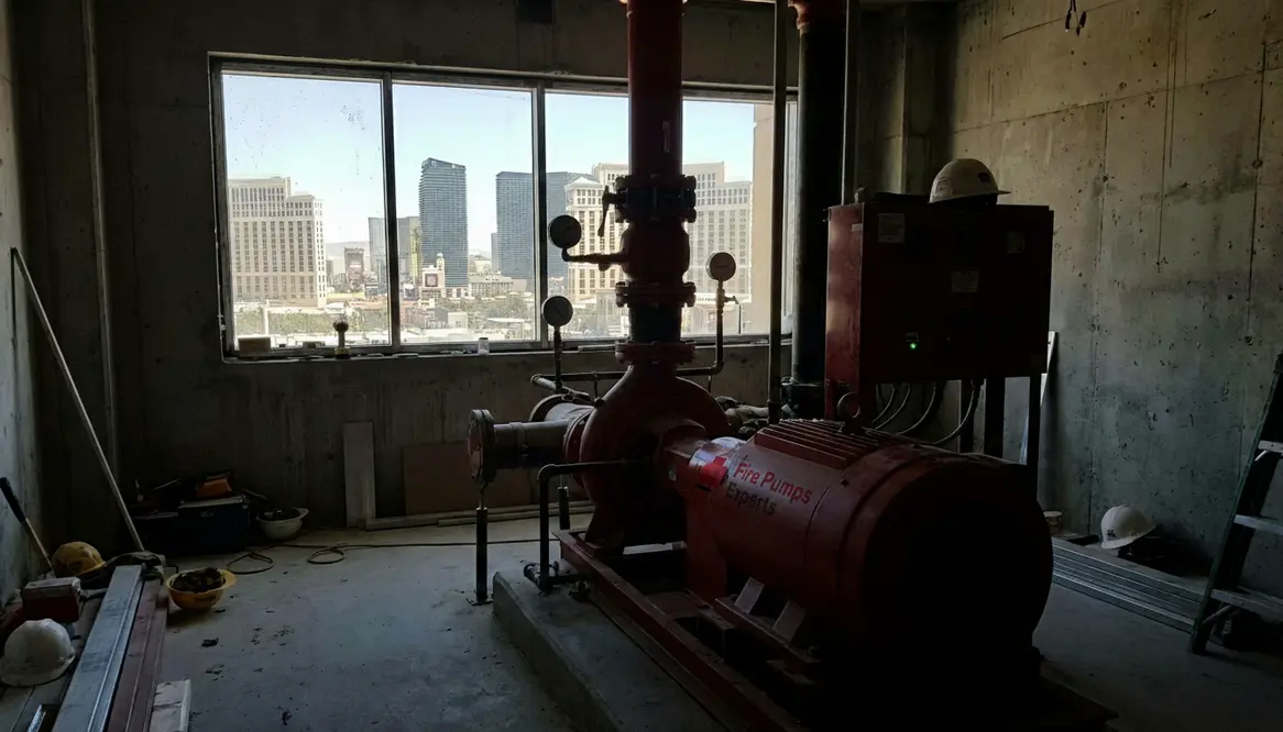 Las Vegas fire pump installation
