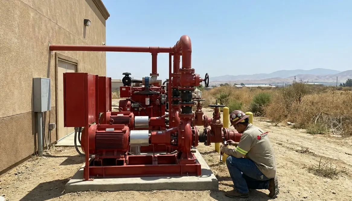 New Jersey fire pump installation