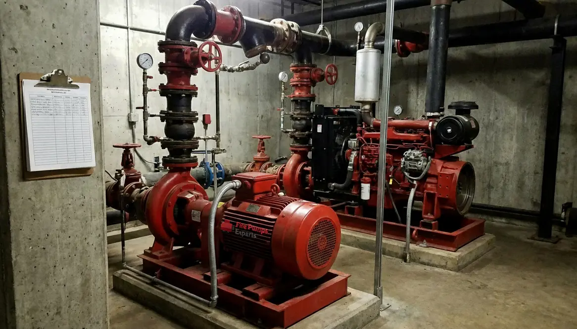 airport fire pump requirements