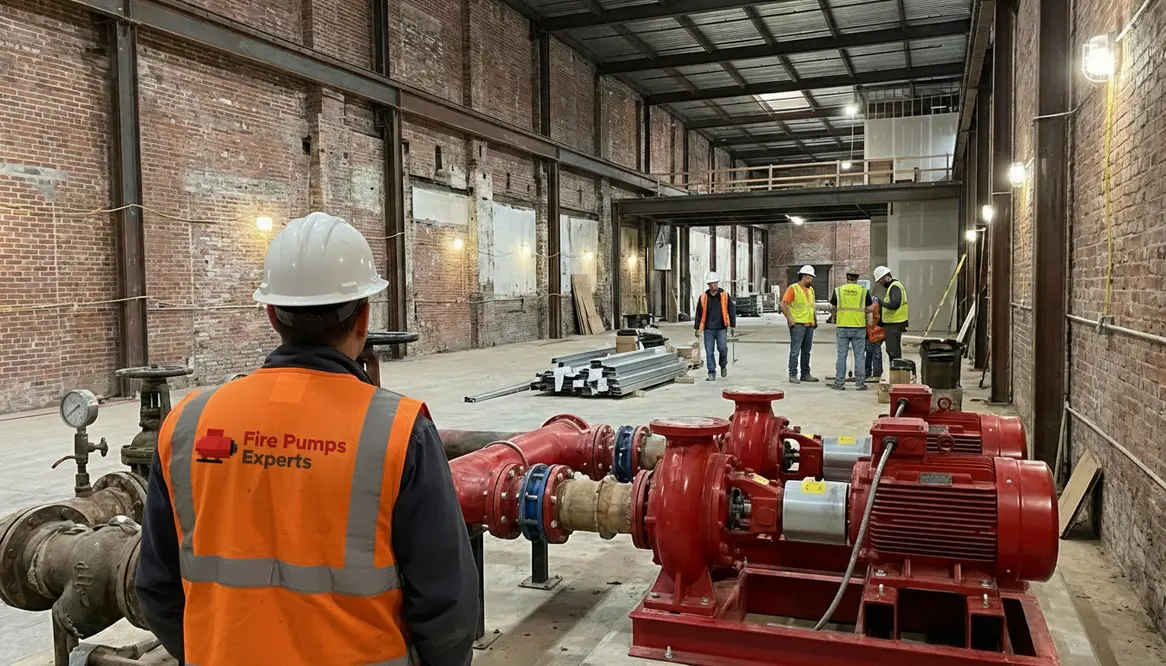 brownfield redevelopment fire pump systems
