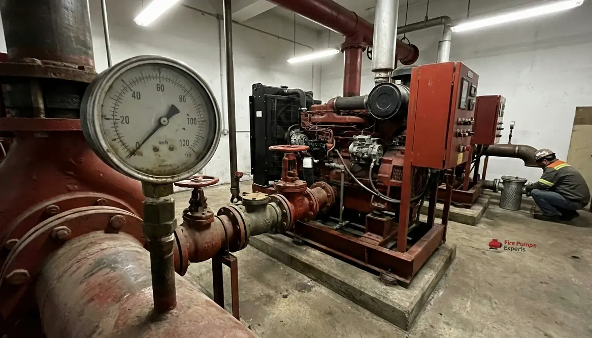 causes of fire pump pressure drop