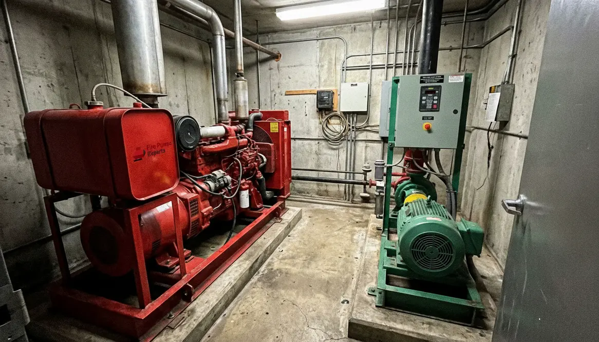 diesel vs electric fire pump houston