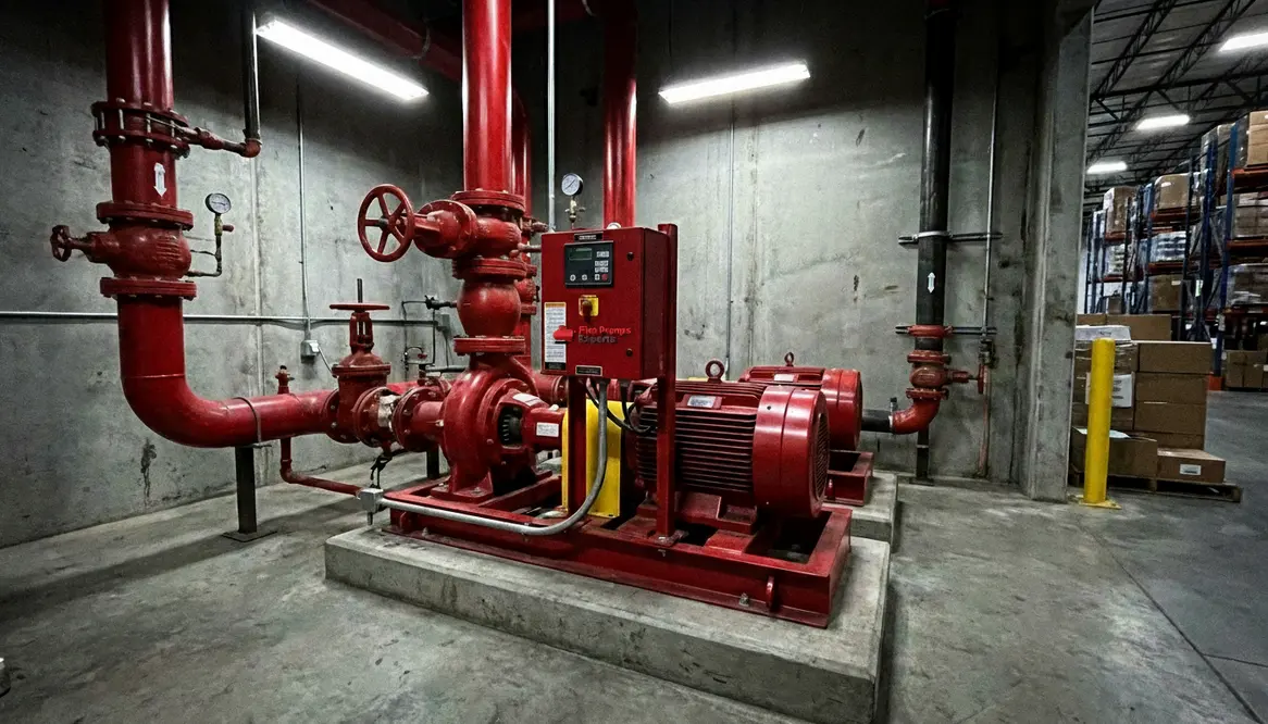 distribution center fire pump Tracy