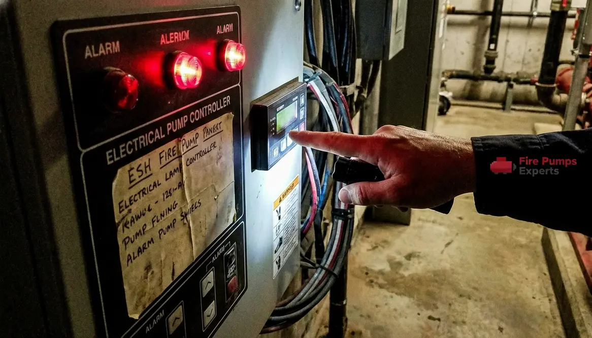 electric fire pump controller troubleshooting indianapolis alarms transfers