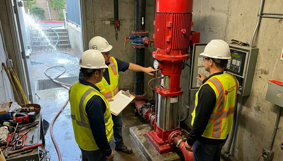 fire pump acceptance test field checklist los angeles