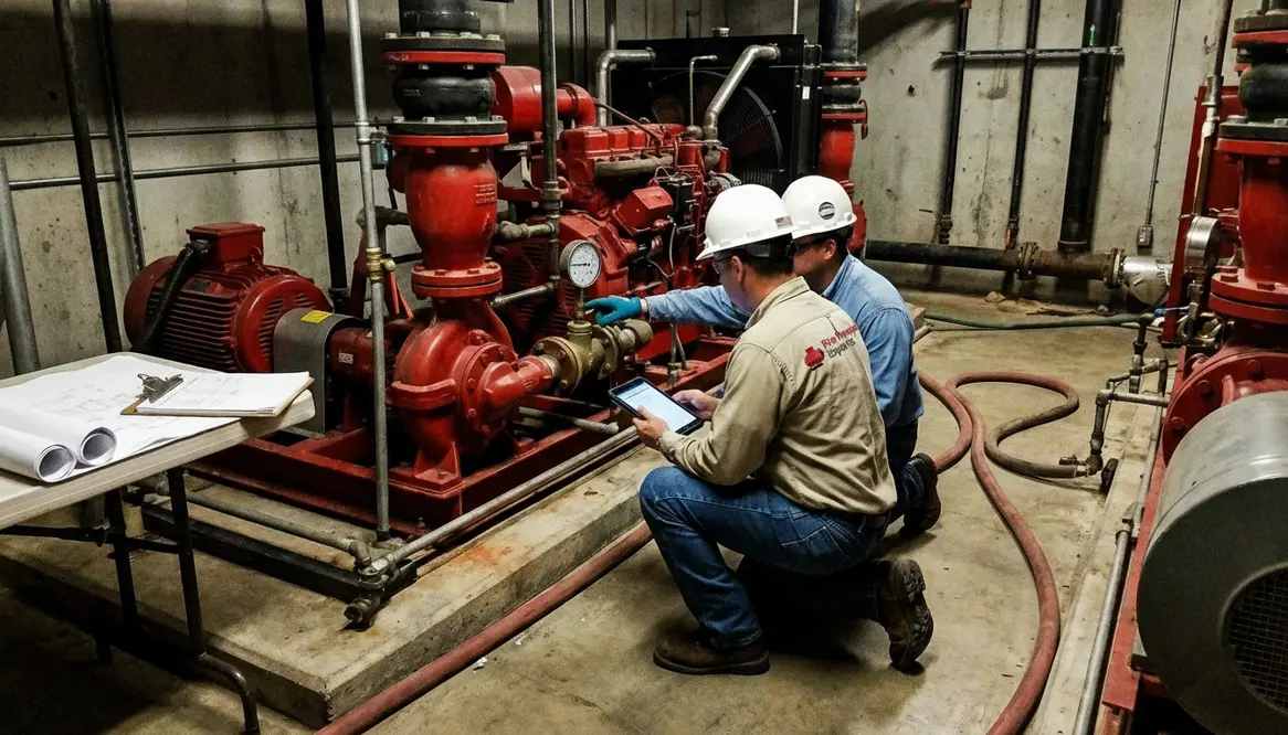 fire pump acceptance testing witness test preparation houston