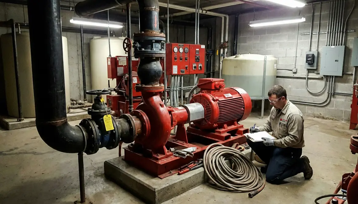 fire pump annual test report requirements charlotte nc