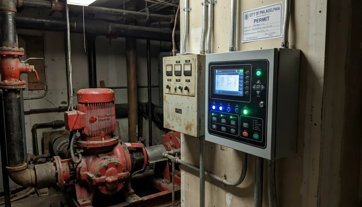 fire pump controller upgrade philadelphia modernization