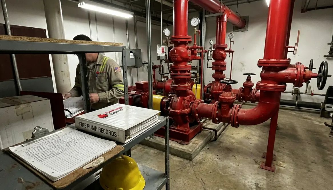 fire pump documentation requirements Santa Ana