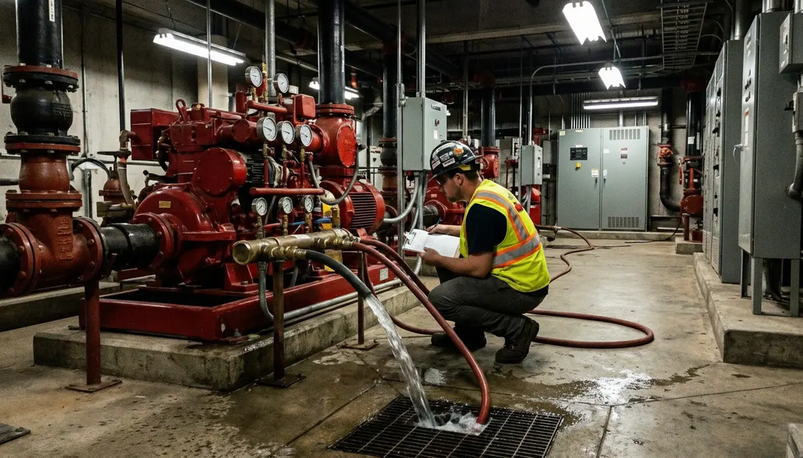 fire pump flow test Fremont buildings