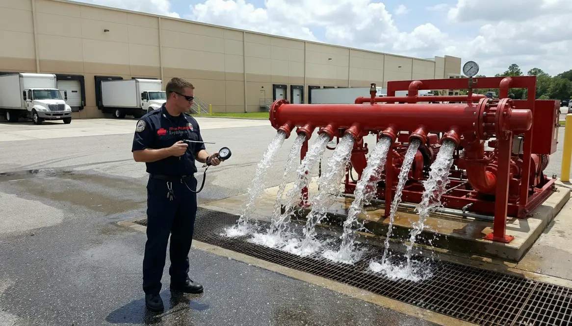 fire pump flow test jacksonville measuring flow safely