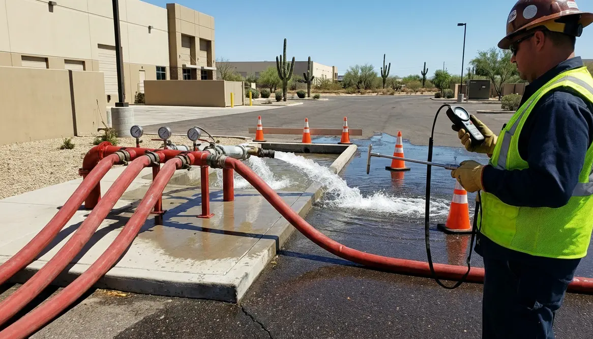 fire pump flow test phoenix setup safety measuring results