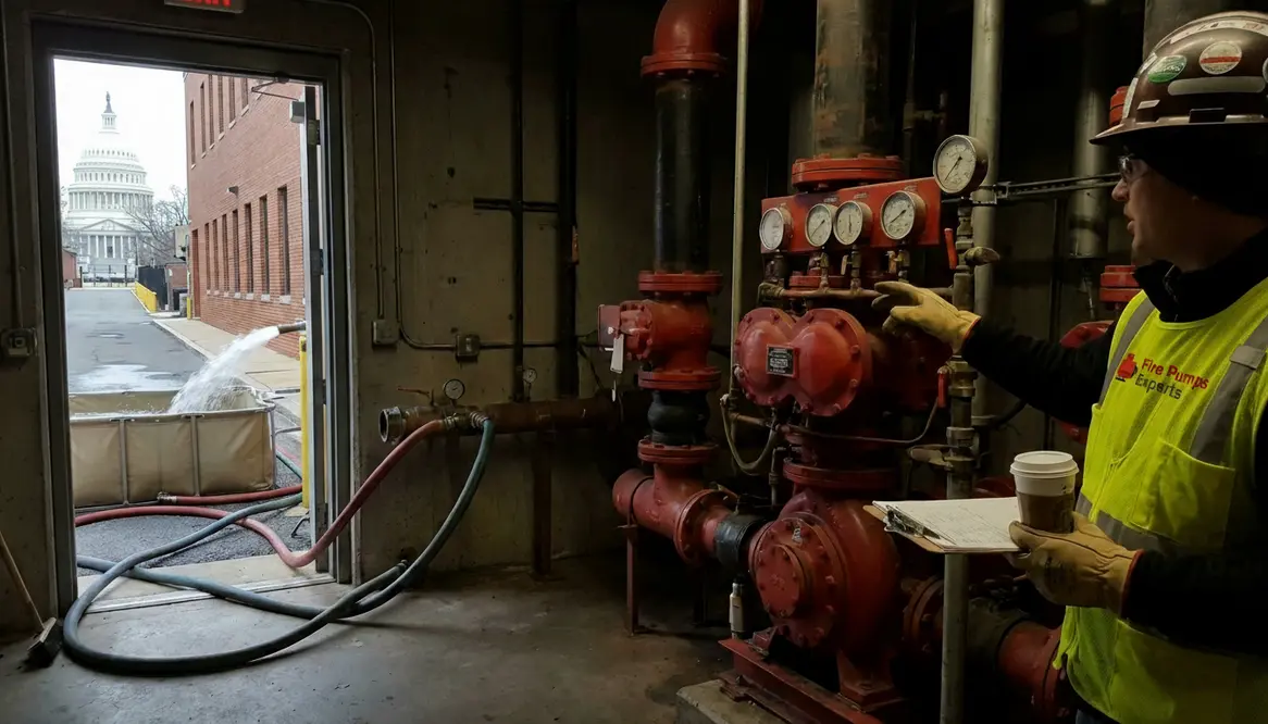 fire pump flow test washington dc coordinate standpipe testing