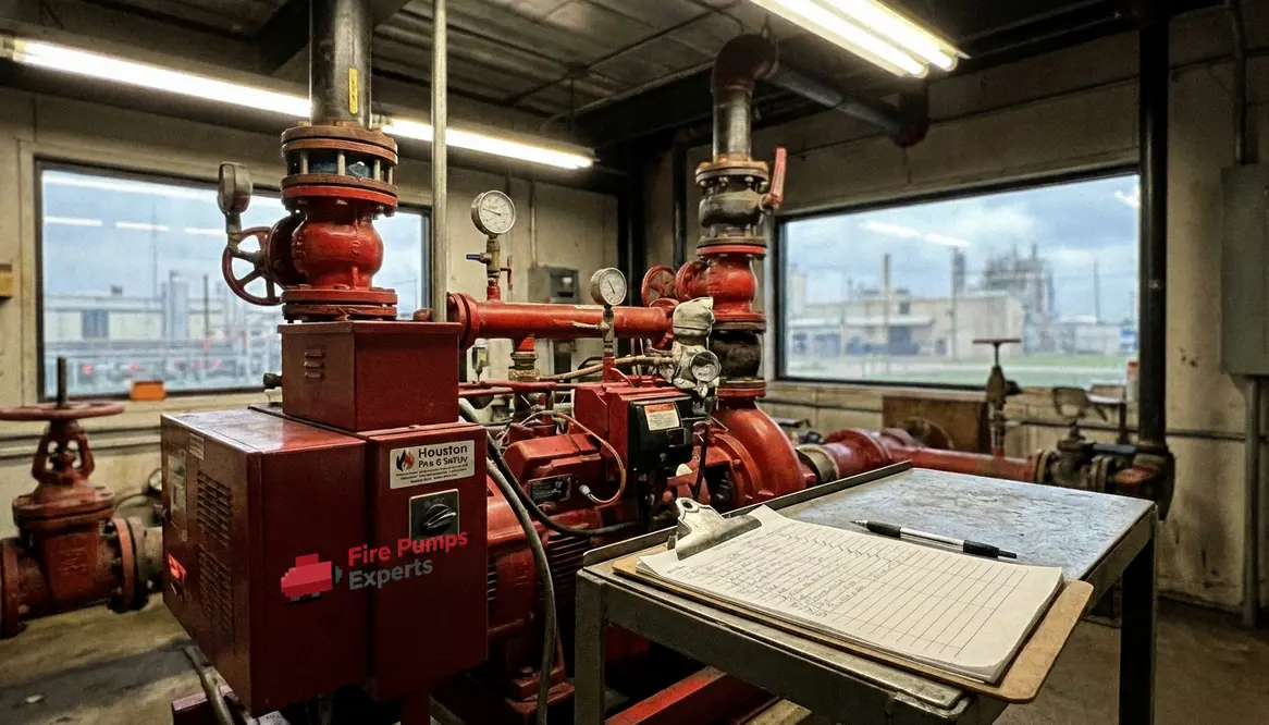 fire pump inspection and testing requirements houston