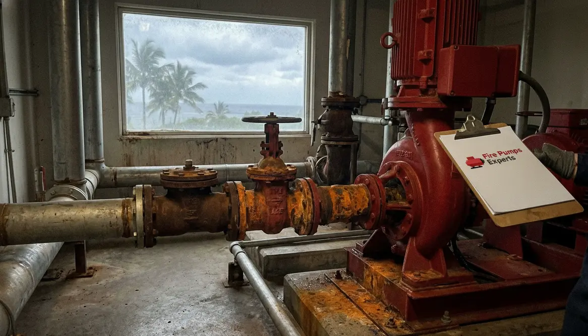 fire pump inspection and testing requirements miami coastal corrosion