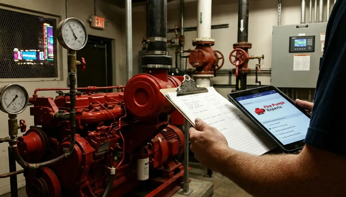 fire pump inspection prep