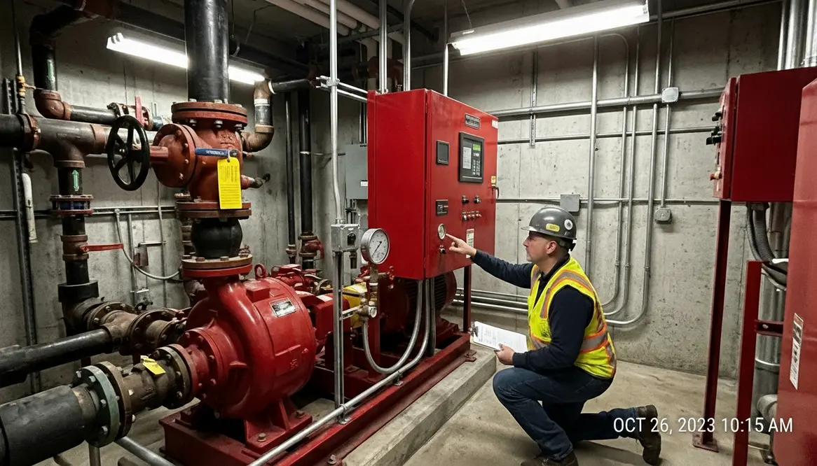 fire pump inspection prep