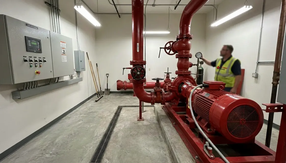 fire pump room requirements commercial building