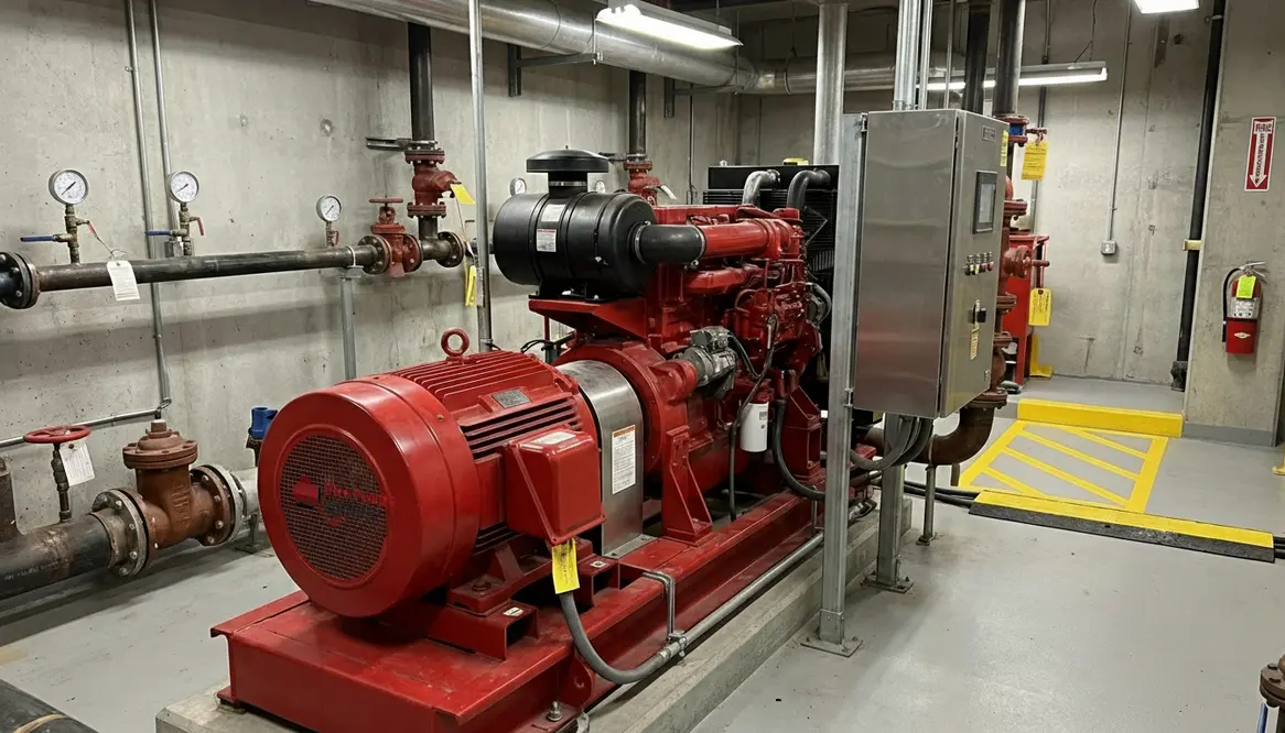 fire pump room requirements