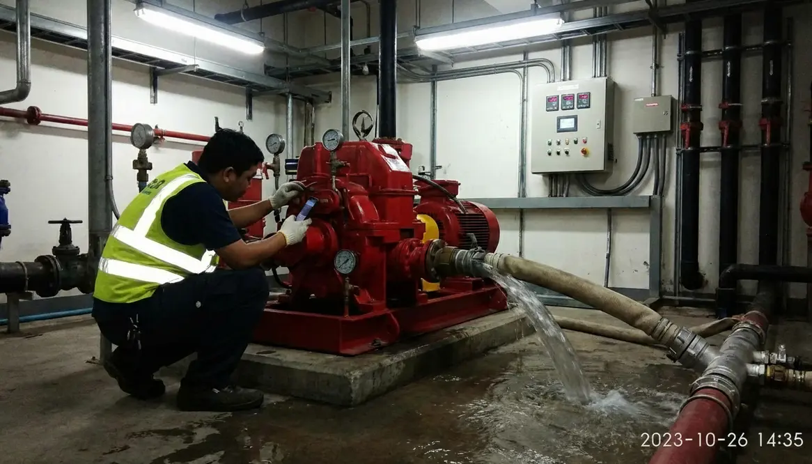 fire pump testing frequency Concord CA