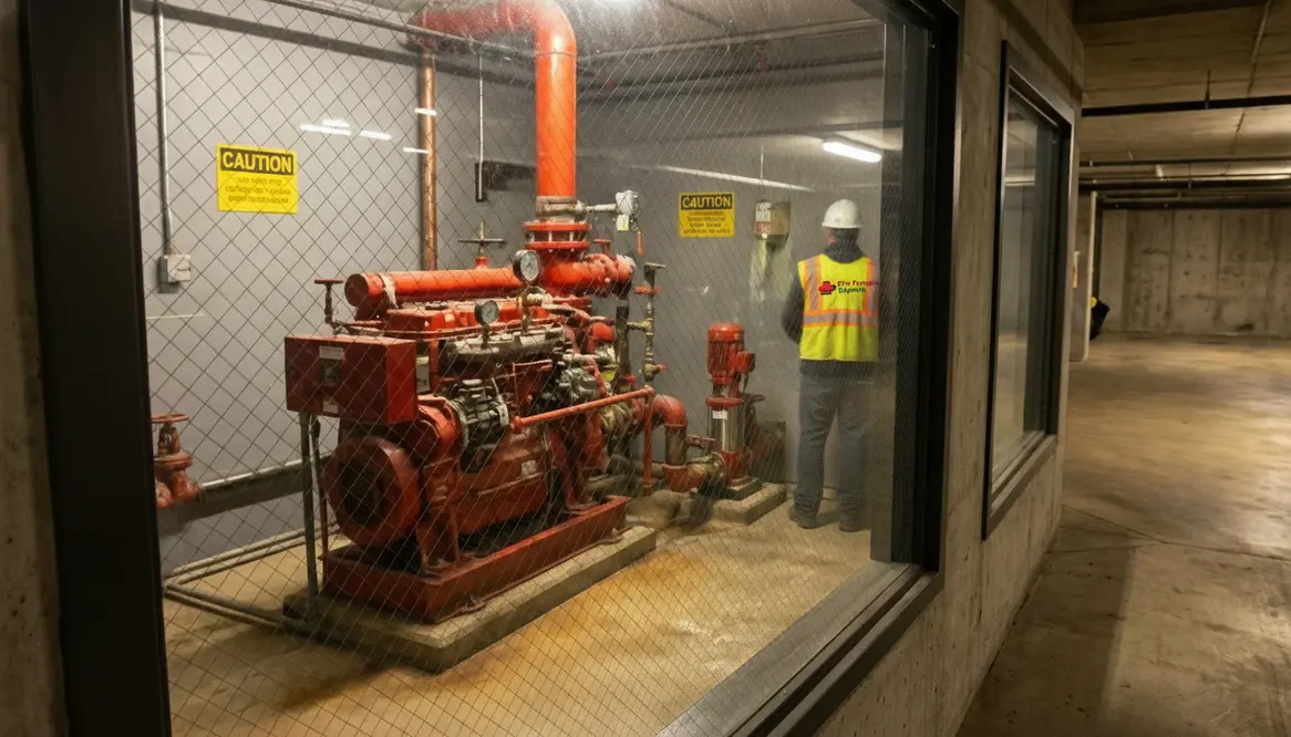 food warehouse fire pumps