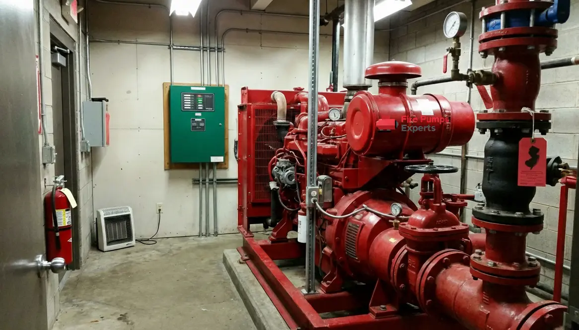 hospital fire pump requirements