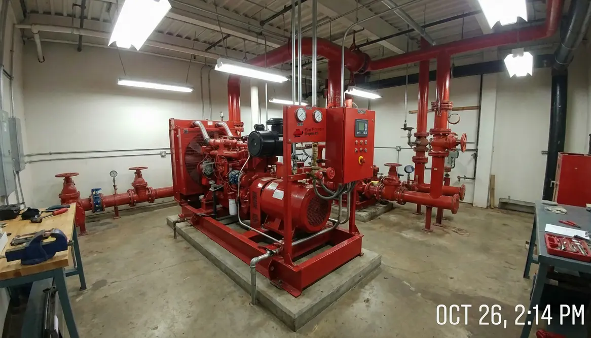 industrial fire pump system requirements