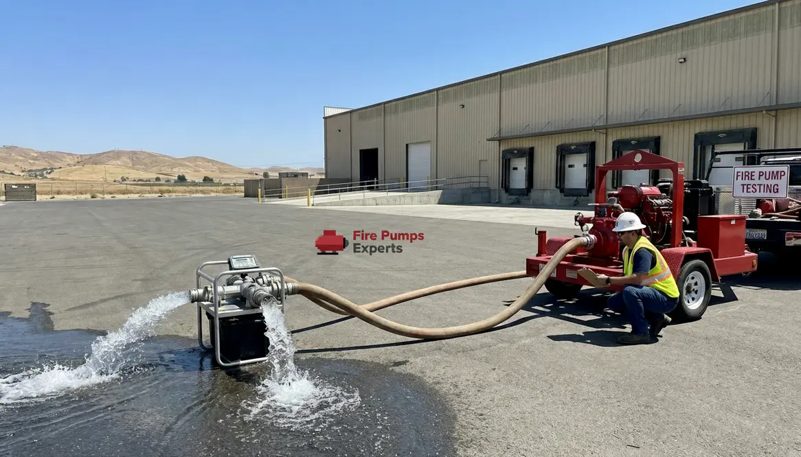 industrial fire pump testing Fresno