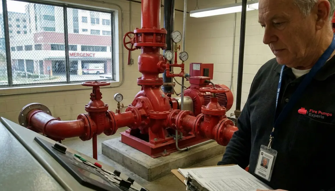 logistics facility fire pumps