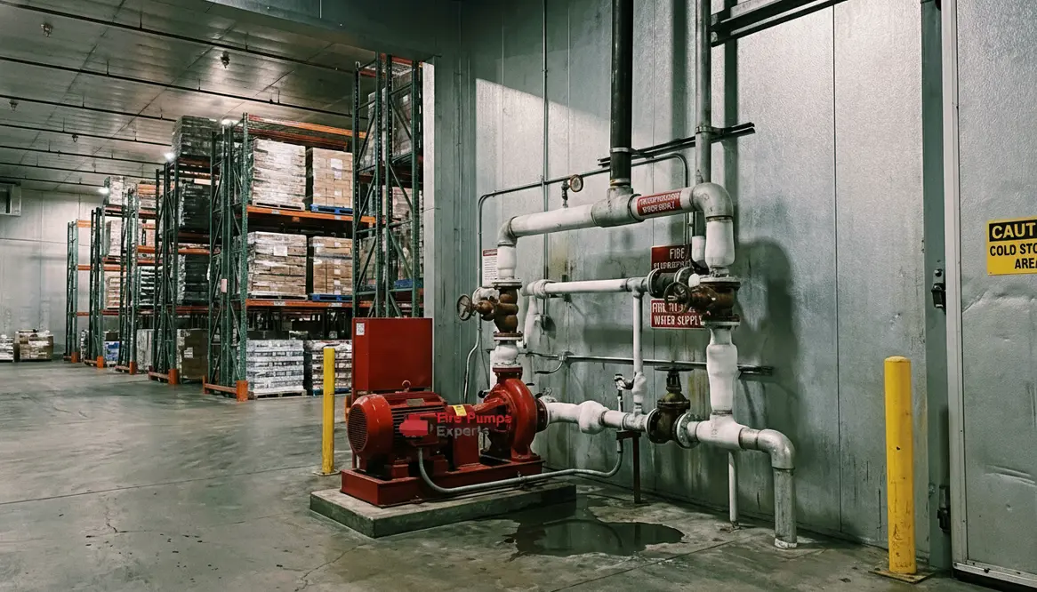 los angeles cold storage fire suppression water systems